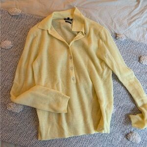 Mossimo Dutti light yellow wool blend sweater